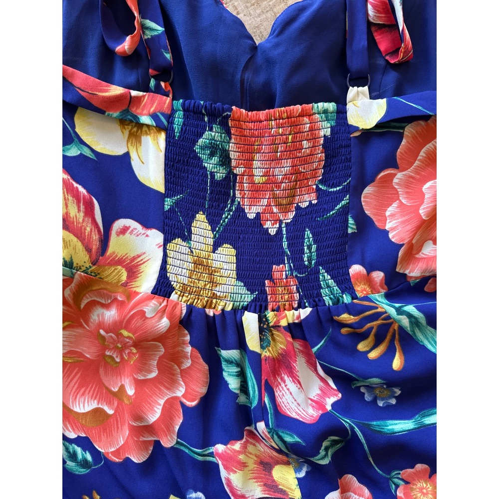 Anthropologie Moulinette Soeurs Annona Blue Floral MidiSize 14 - Picture 16 of 16